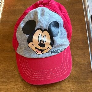 Disney Red and Gray Cap for Toddler